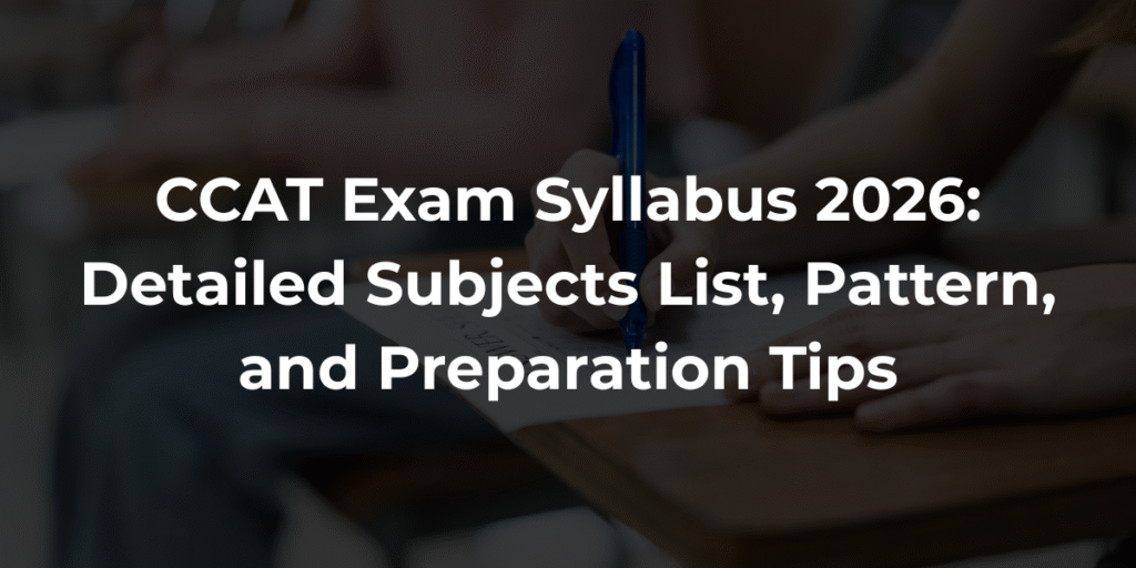 CAT Exam Syllabus